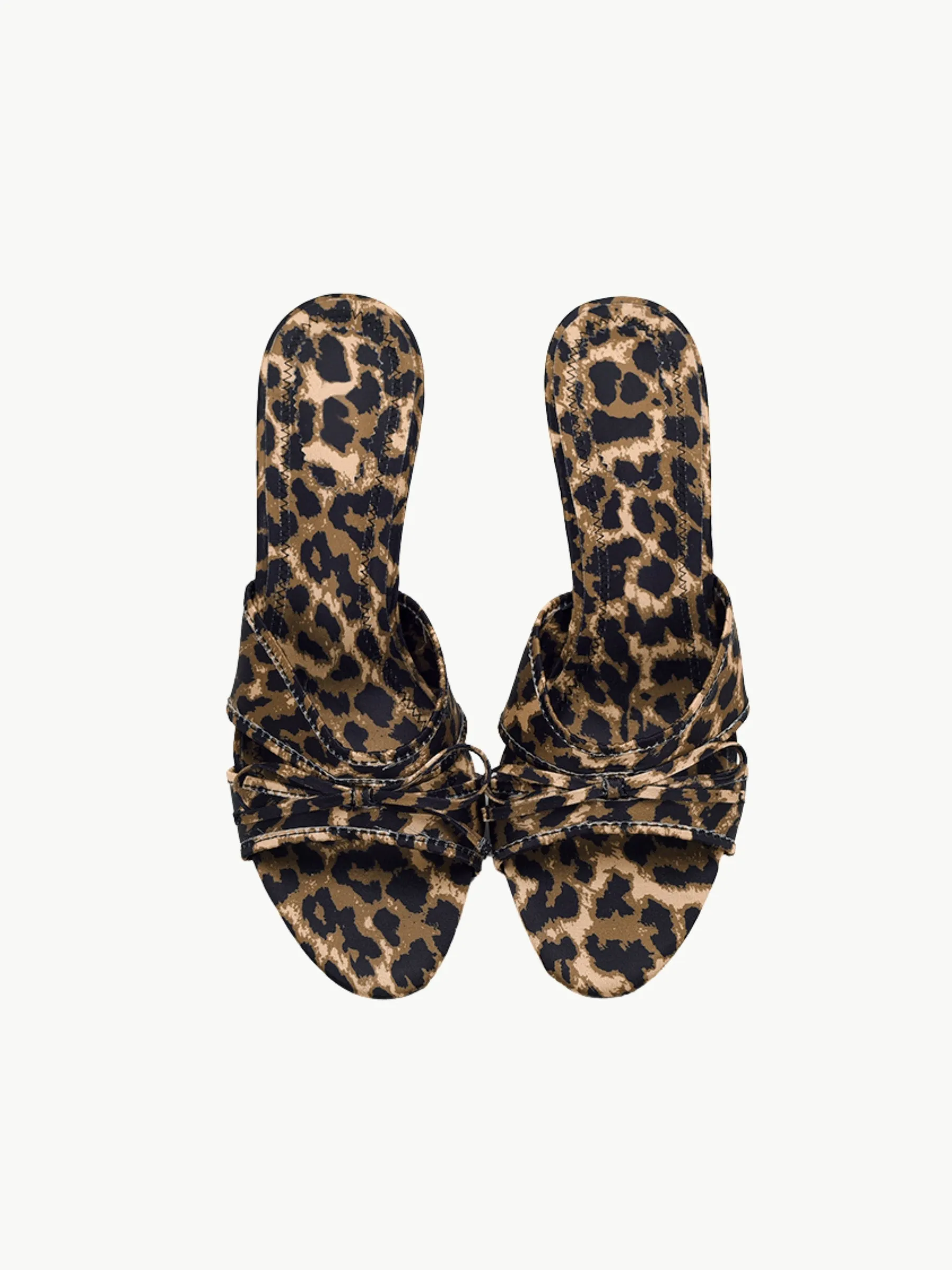 Bliss Leopard Print Heeled Sandals