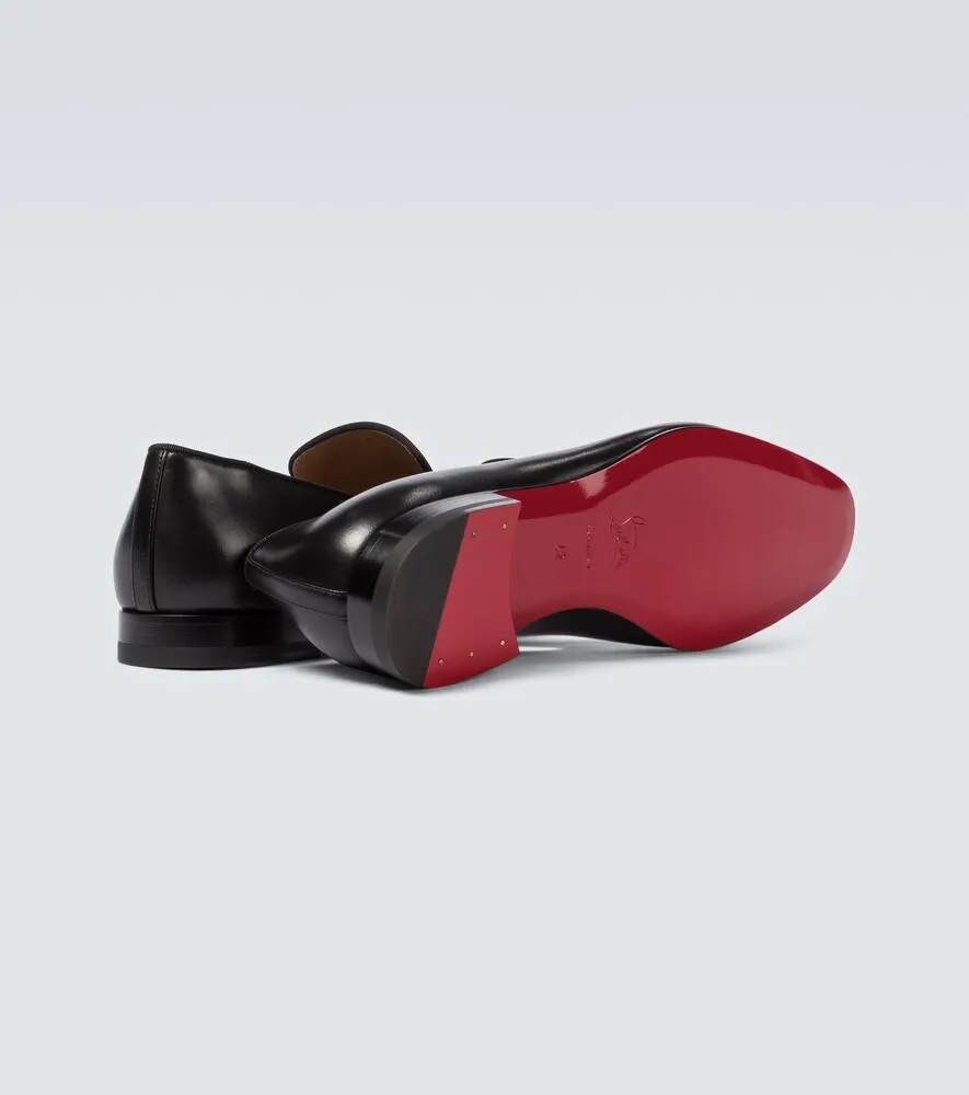 Christian Louboutin Dandelion leather loafers