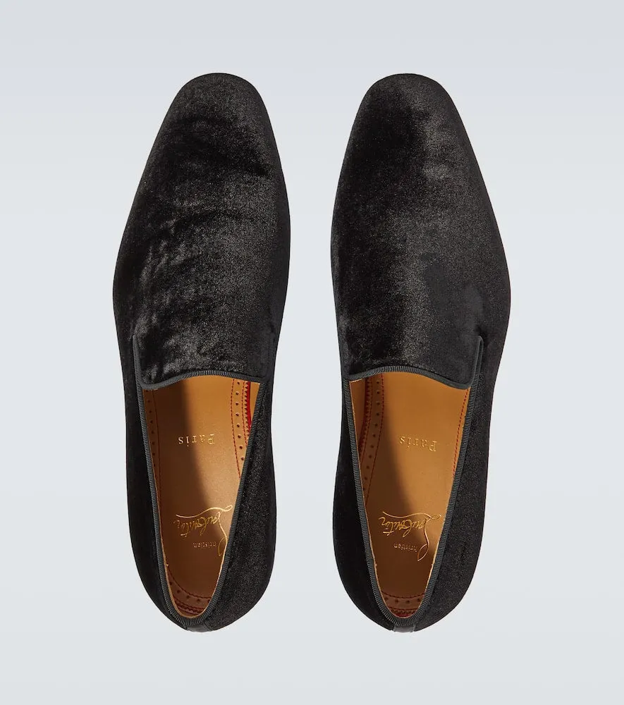Christian Louboutin Dandelion velvet loafers