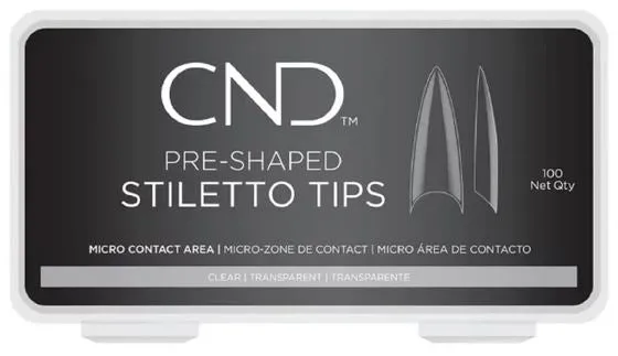CND Pre-Shaped Stiletto Tips