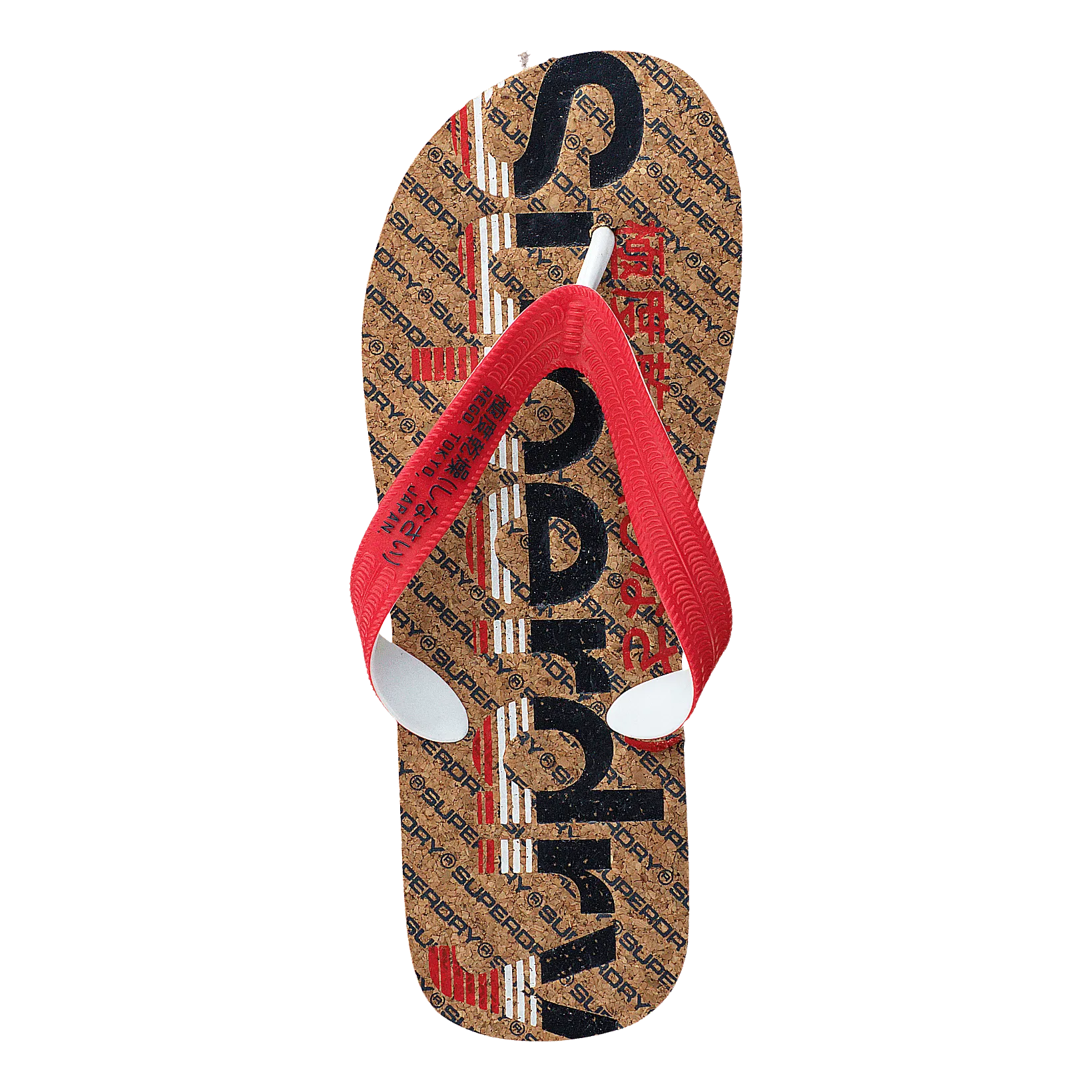 Cork Colour Pop Flip Flop Navy/true Red/cork