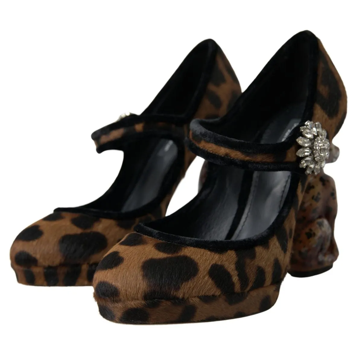 Dolce & Gabbana Elegant Leopard Heel Pumps for Chic Sophistication