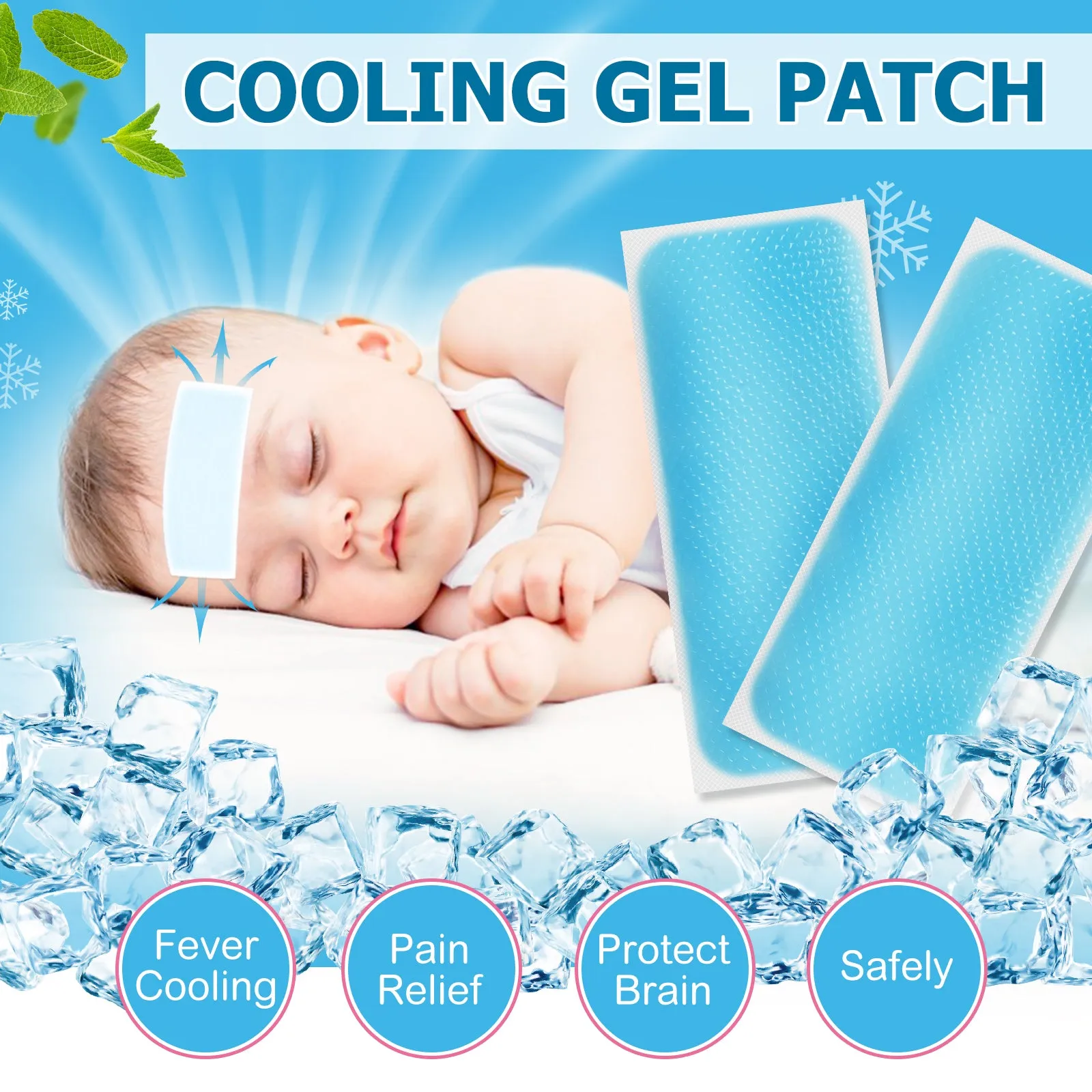 Elaimei Kids Cooling  Gel Patches
