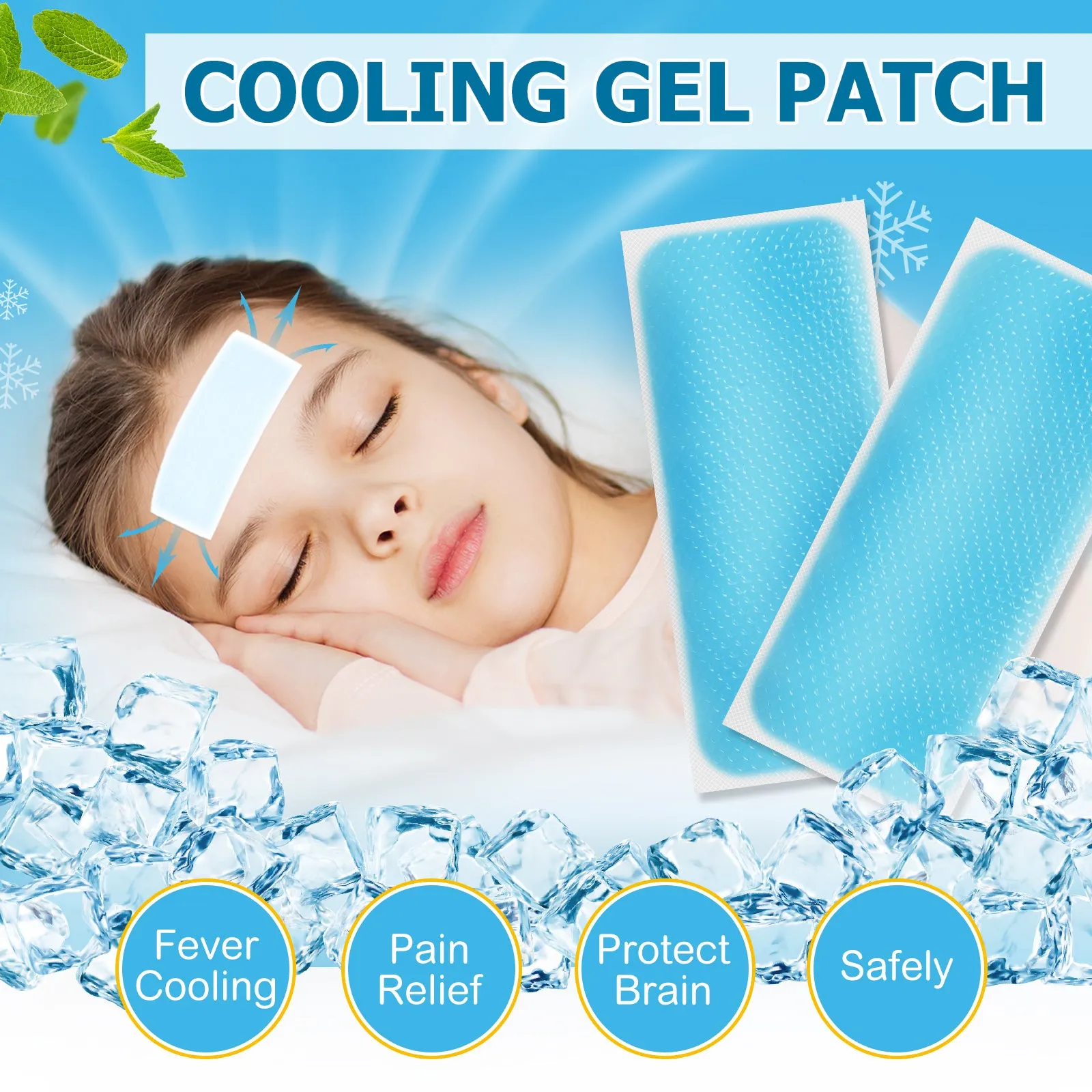 Elaimei Kids Cooling  Gel Patches