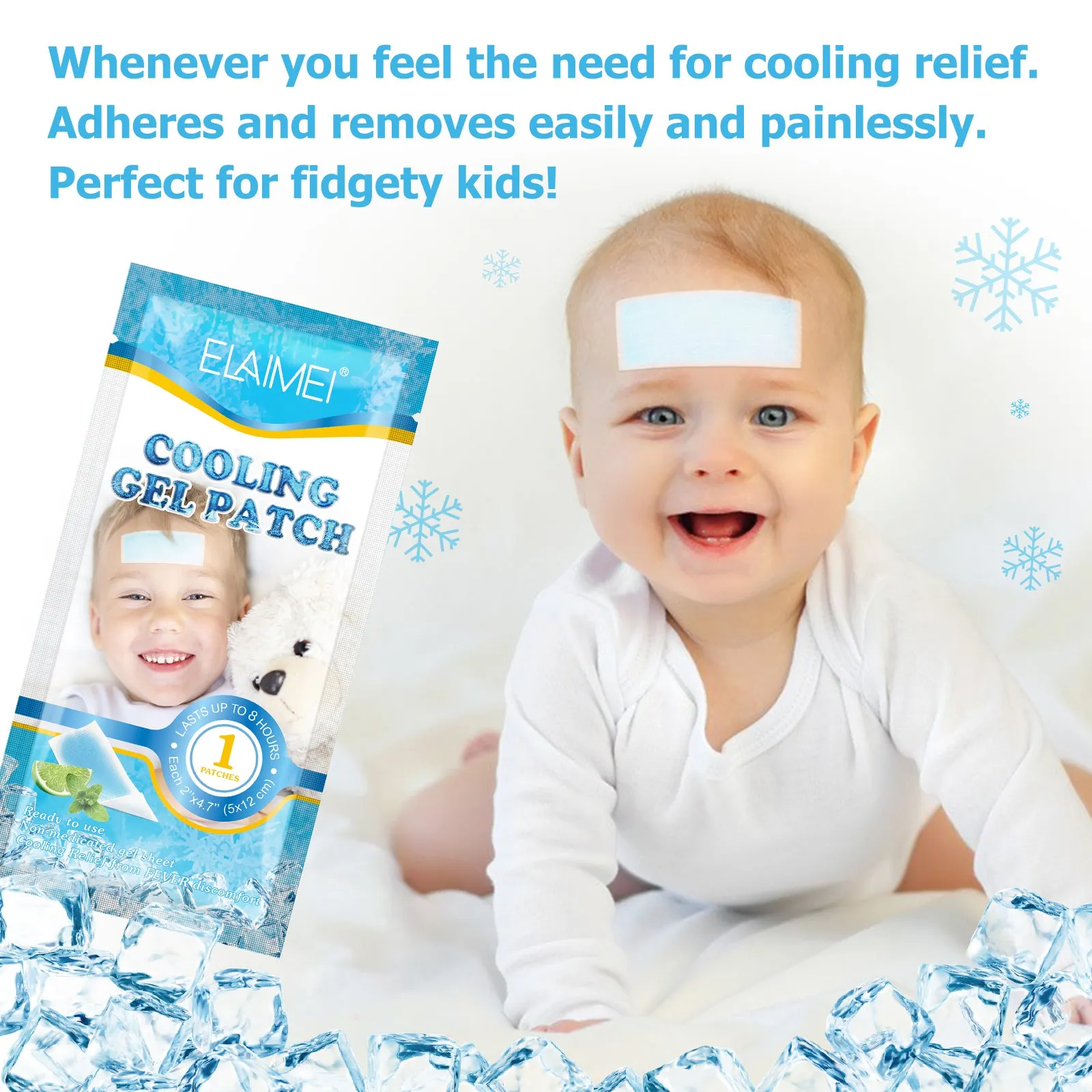 Elaimei Kids Cooling  Gel Patches