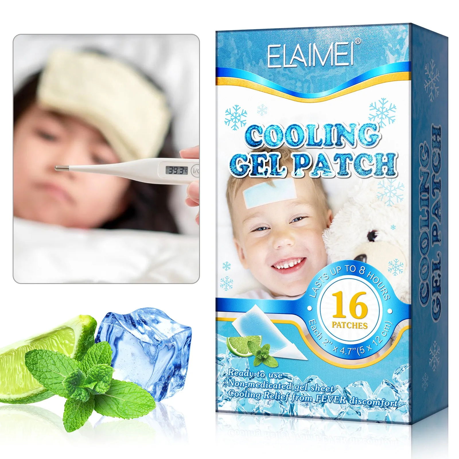 Elaimei Kids Cooling  Gel Patches