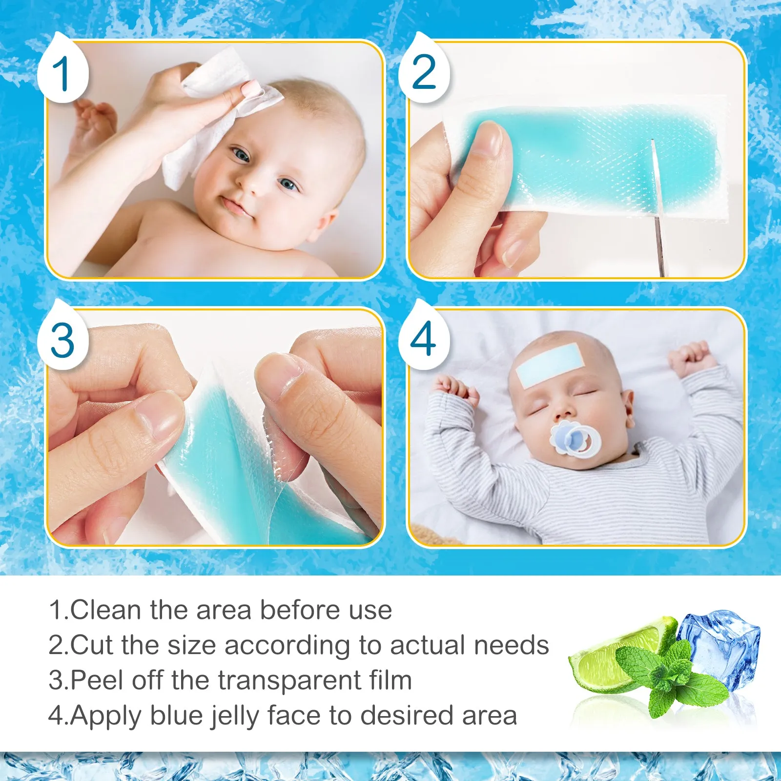 Elaimei Kids Cooling  Gel Patches