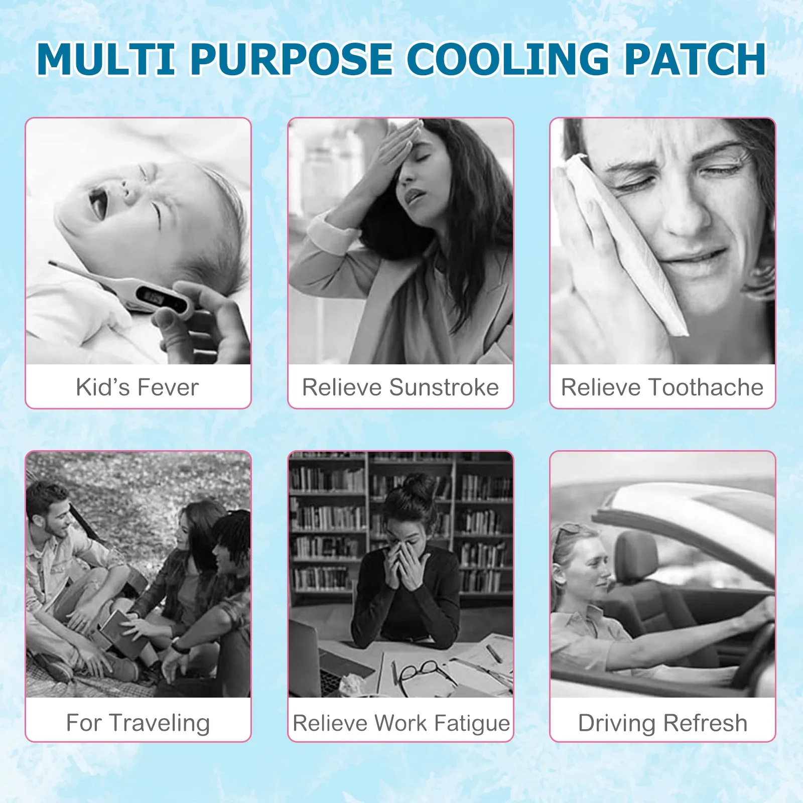 Elaimei Kids Cooling  Gel Patches