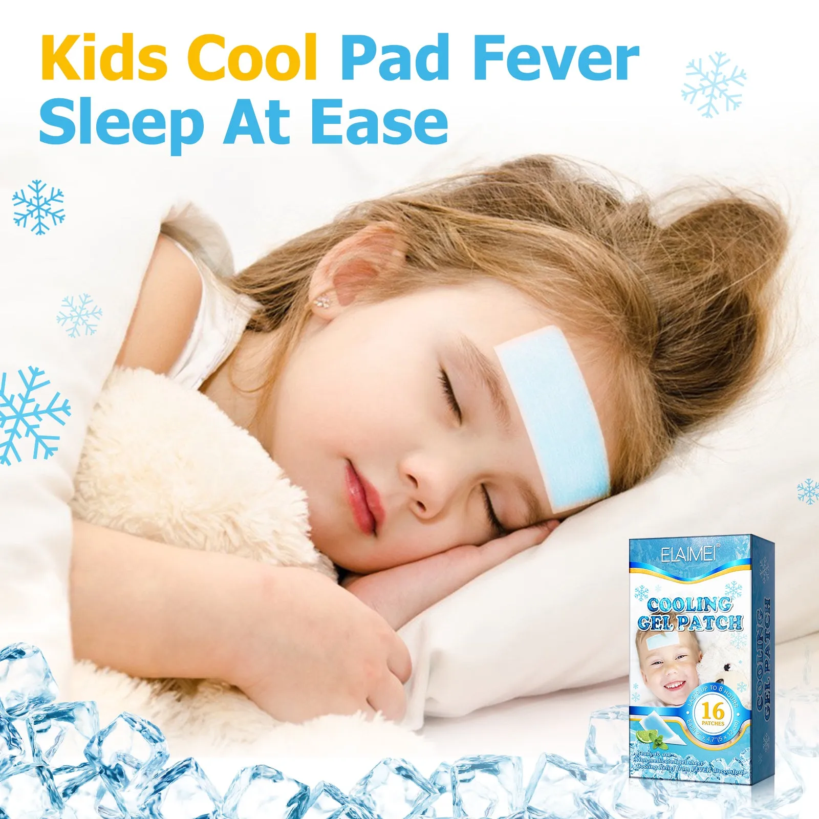 Elaimei Kids Cooling  Gel Patches