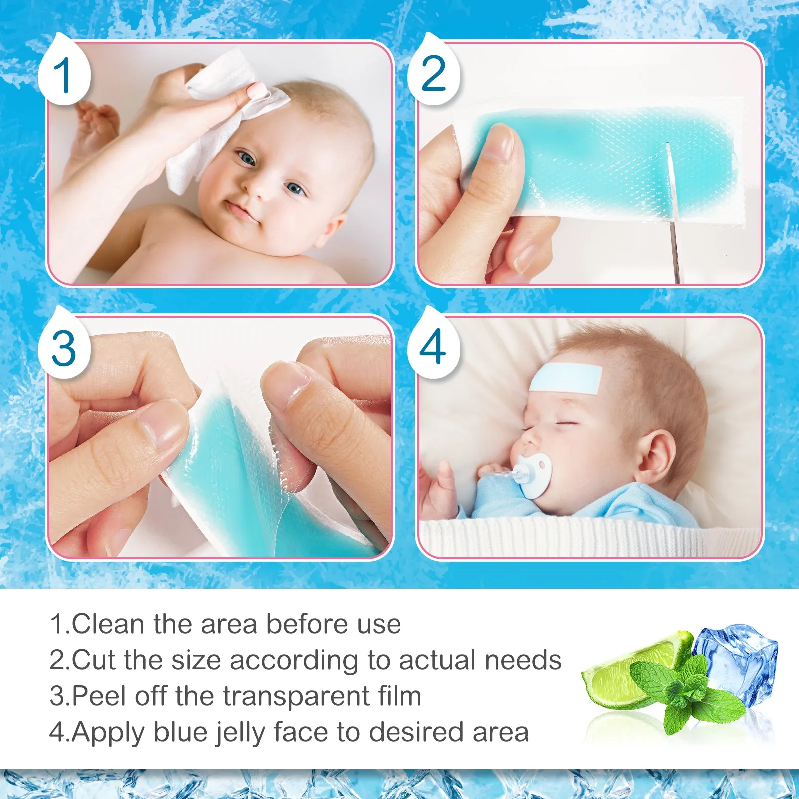 Elaimei Kids Cooling  Gel Patches