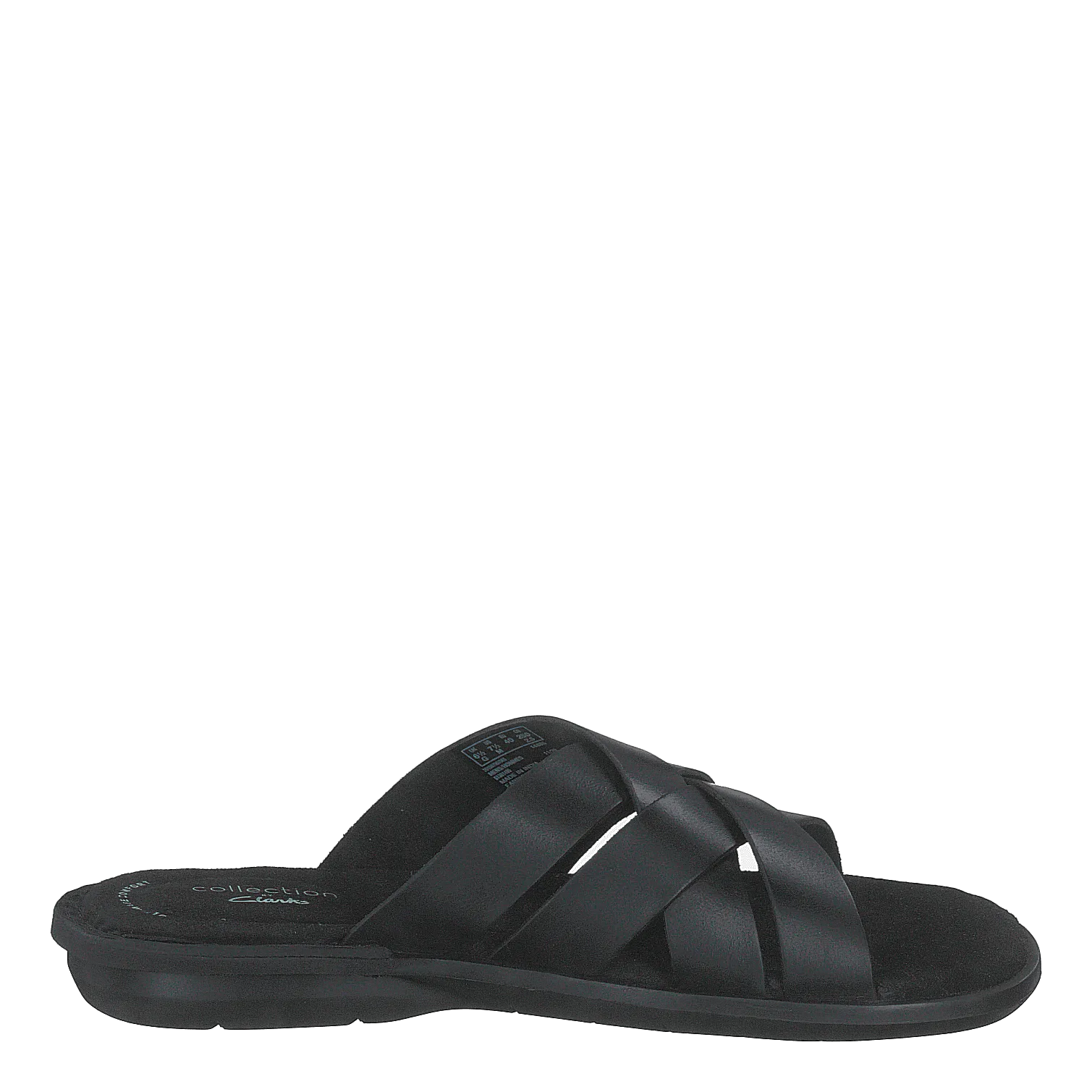 Ellison Weave Black Leather