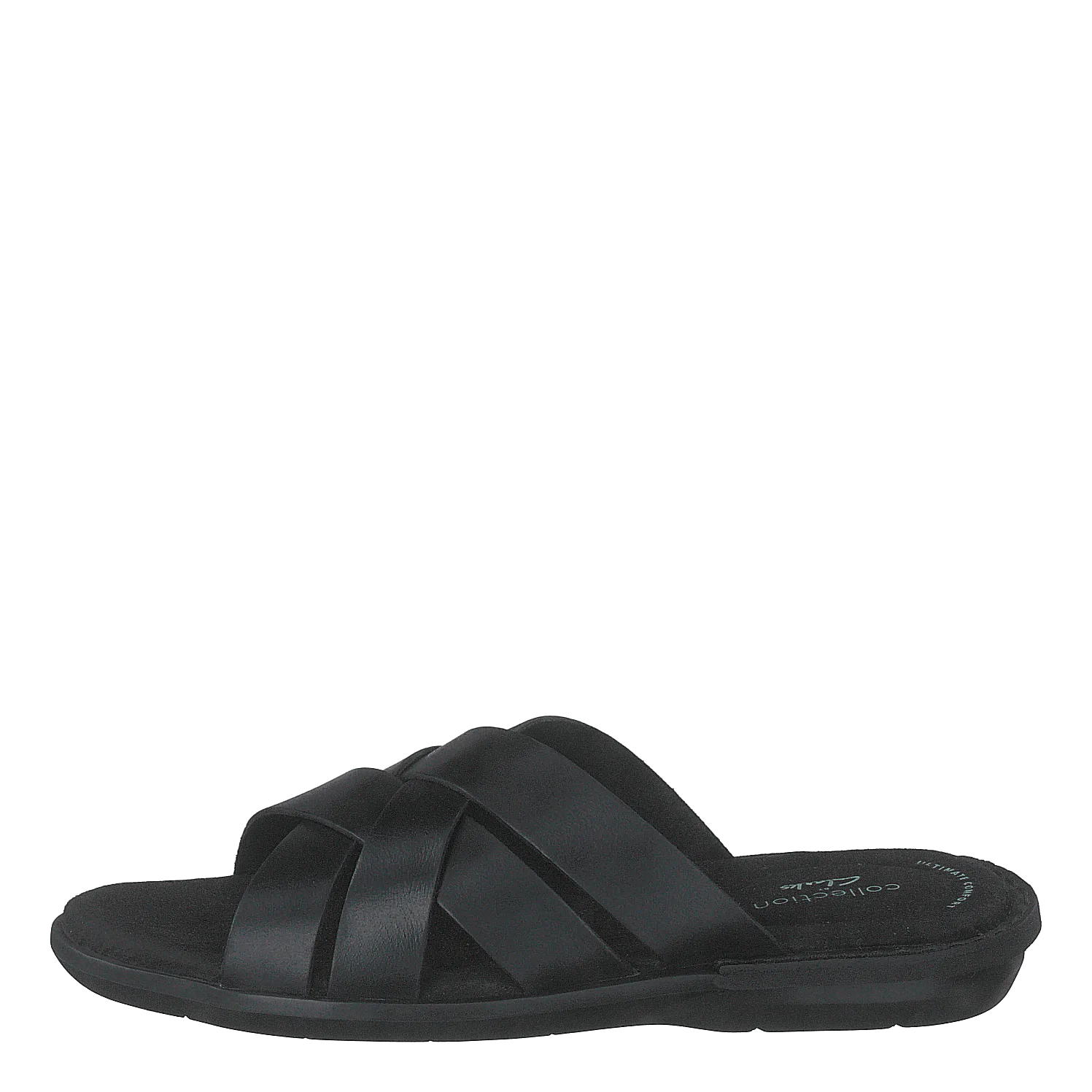 Ellison Weave Black Leather