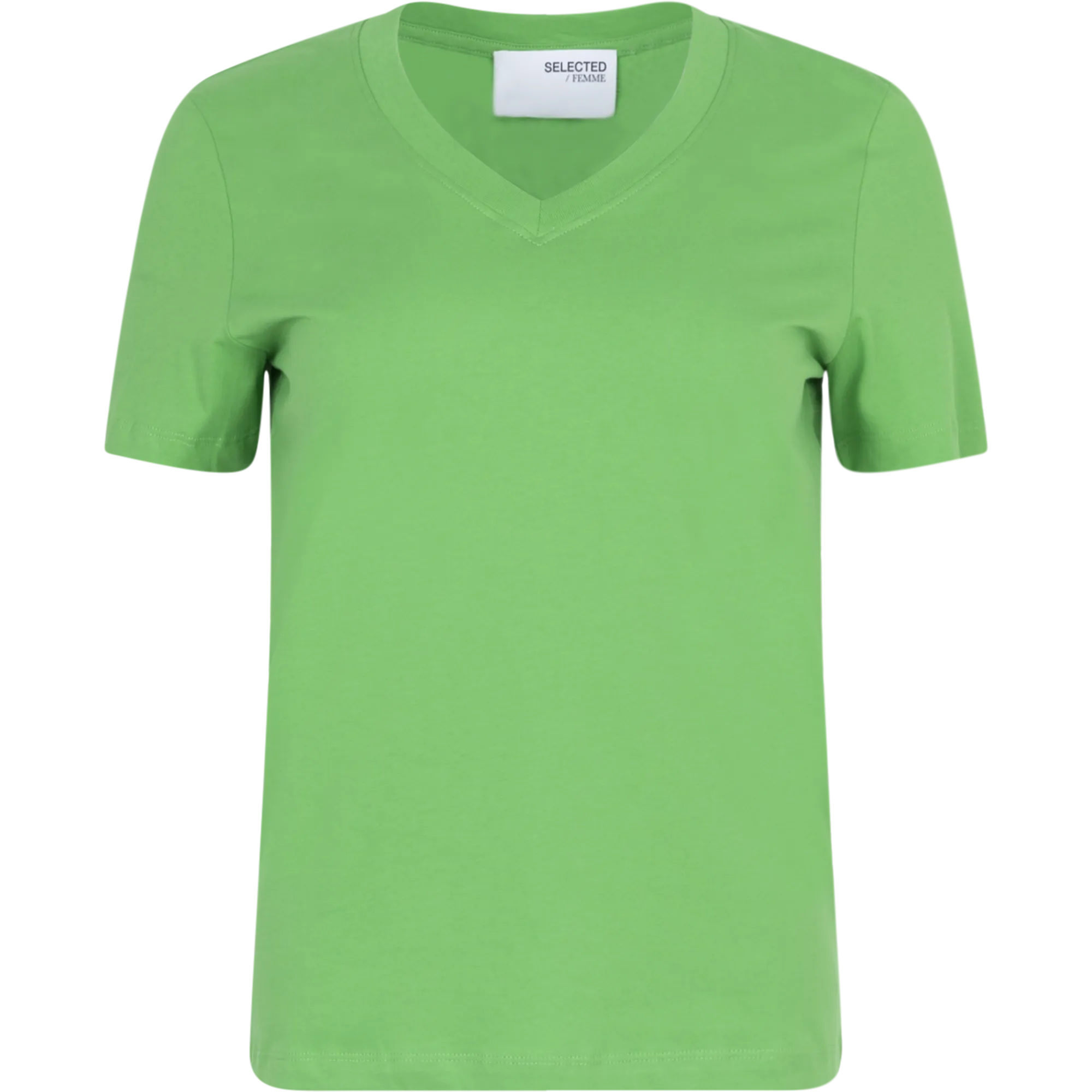 Essential Ss V-Neck Tee - Classic Green