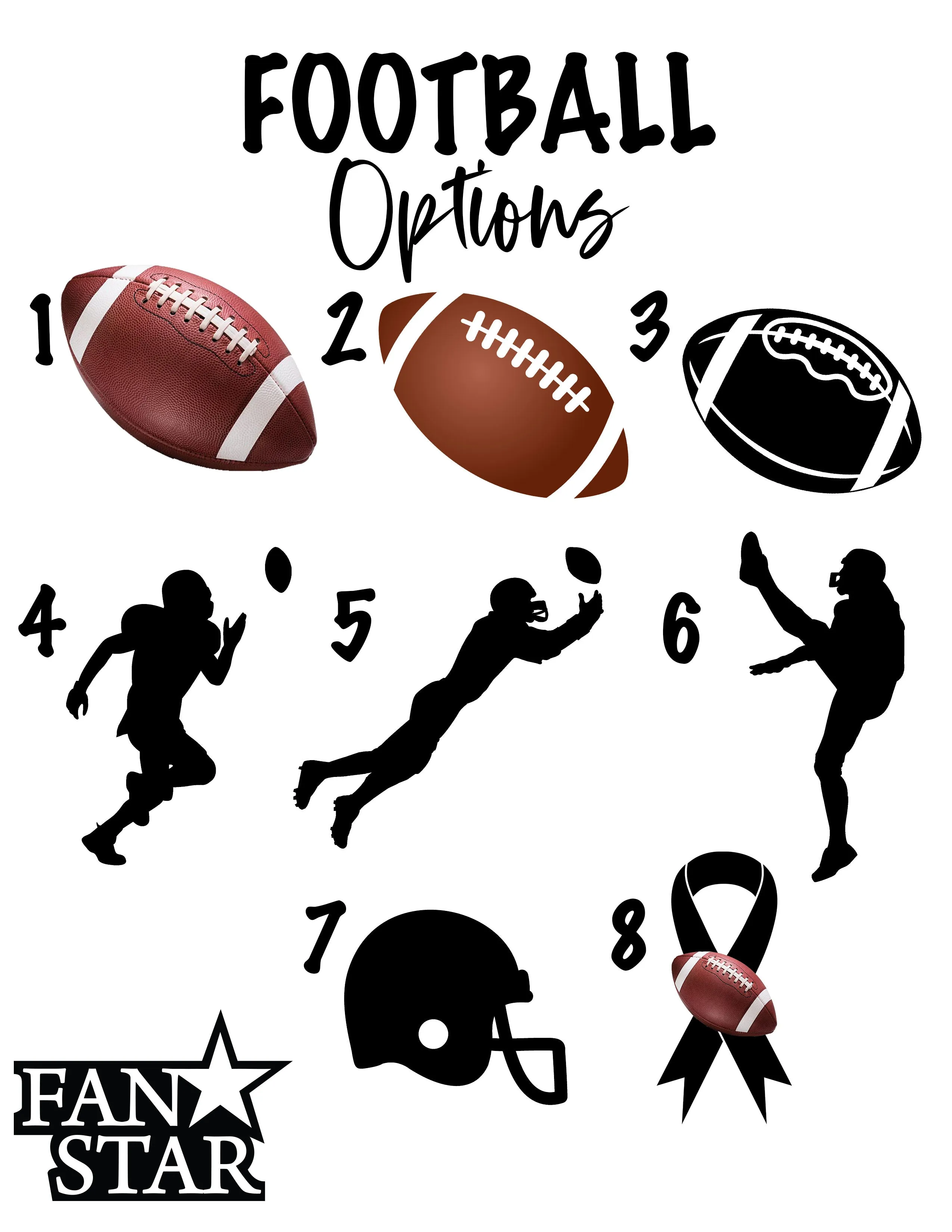 Football Cooling Towel with Watercolor Background