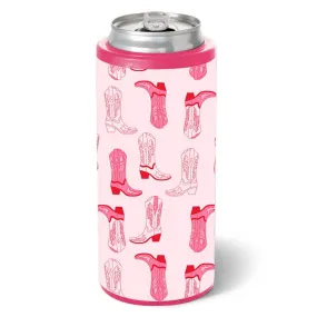 Light Pink Western Boots Can Cooler Insulator