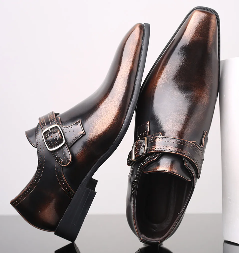 Men's Formal Monk Strap Loafers