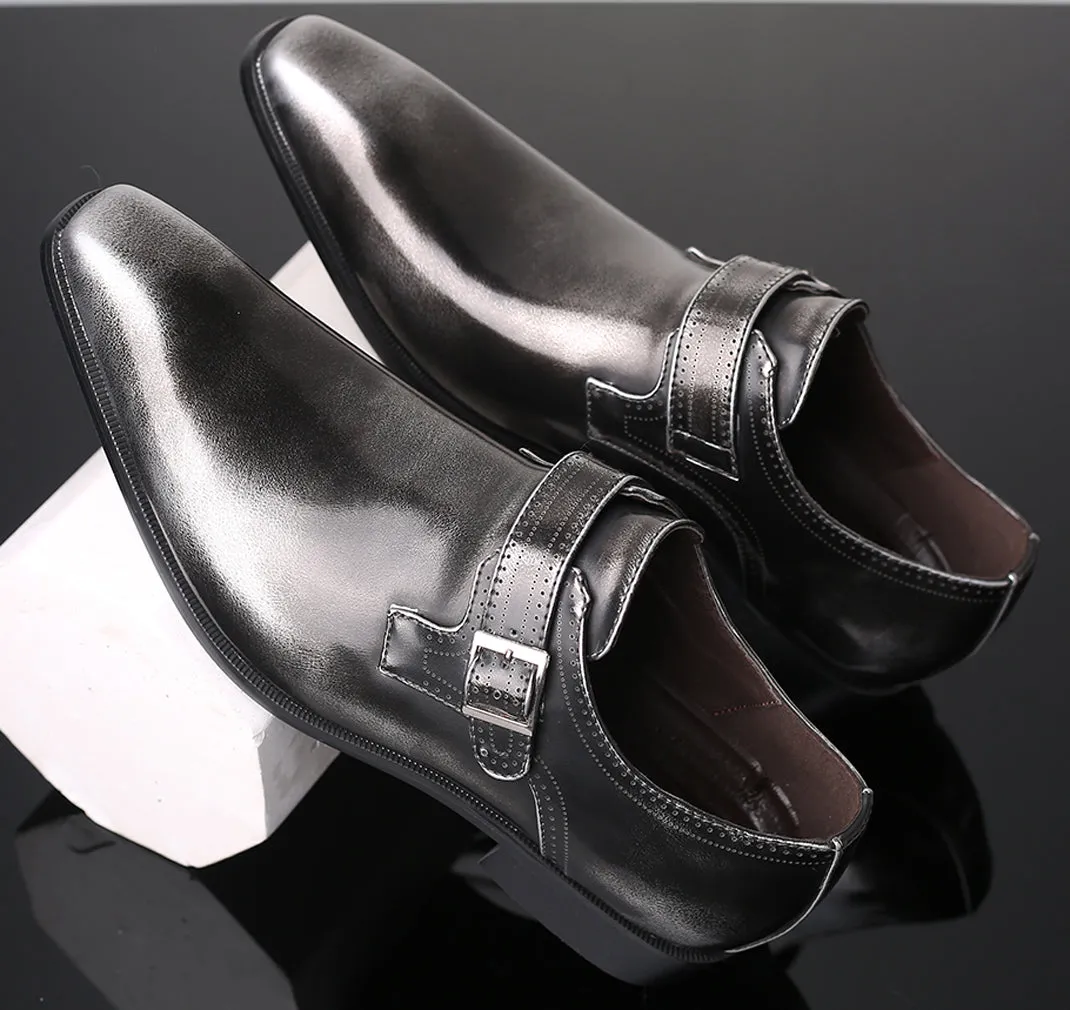 Men's Formal Monk Strap Loafers