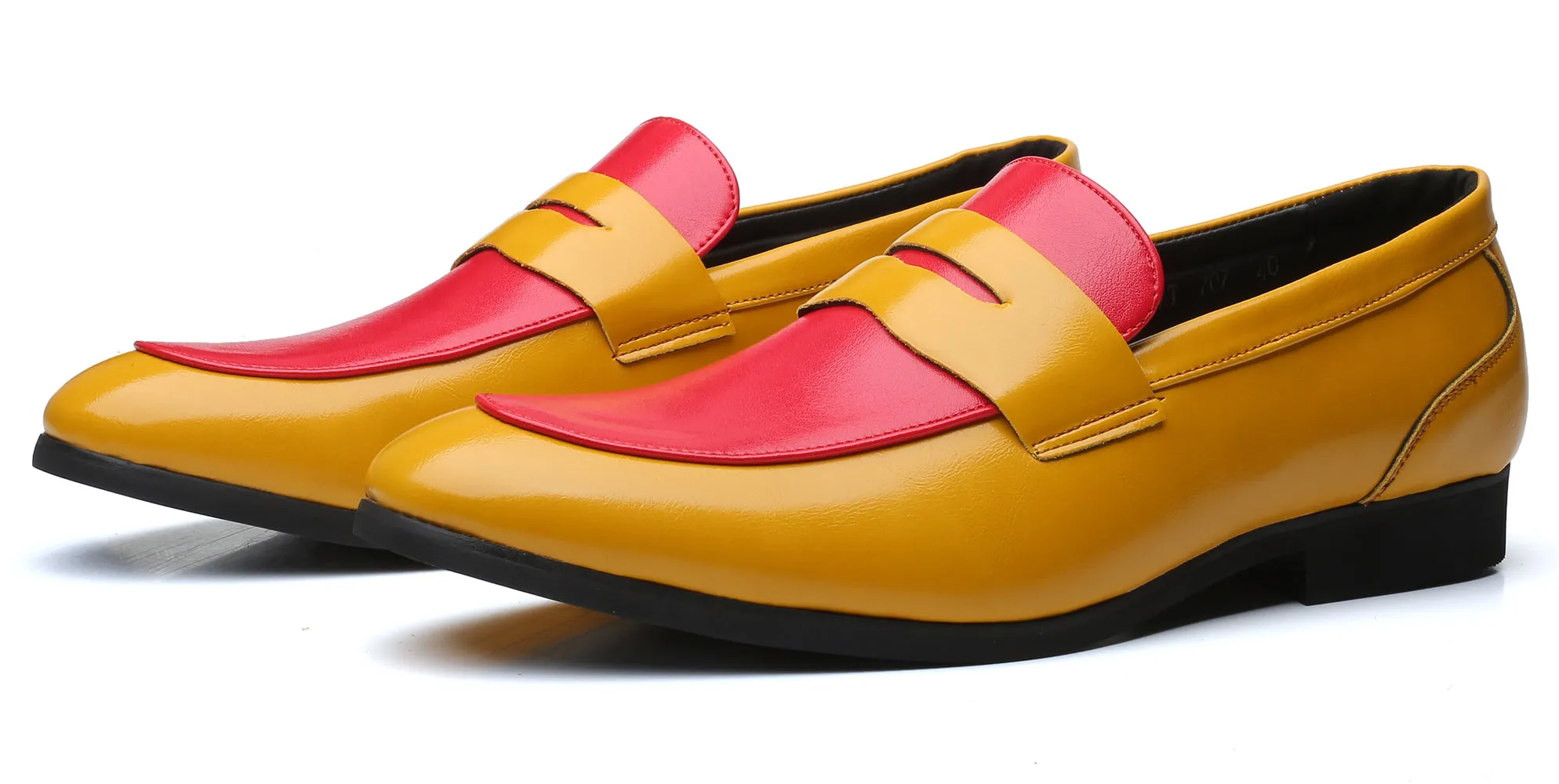 Men's Multicolor Penny Loafers
