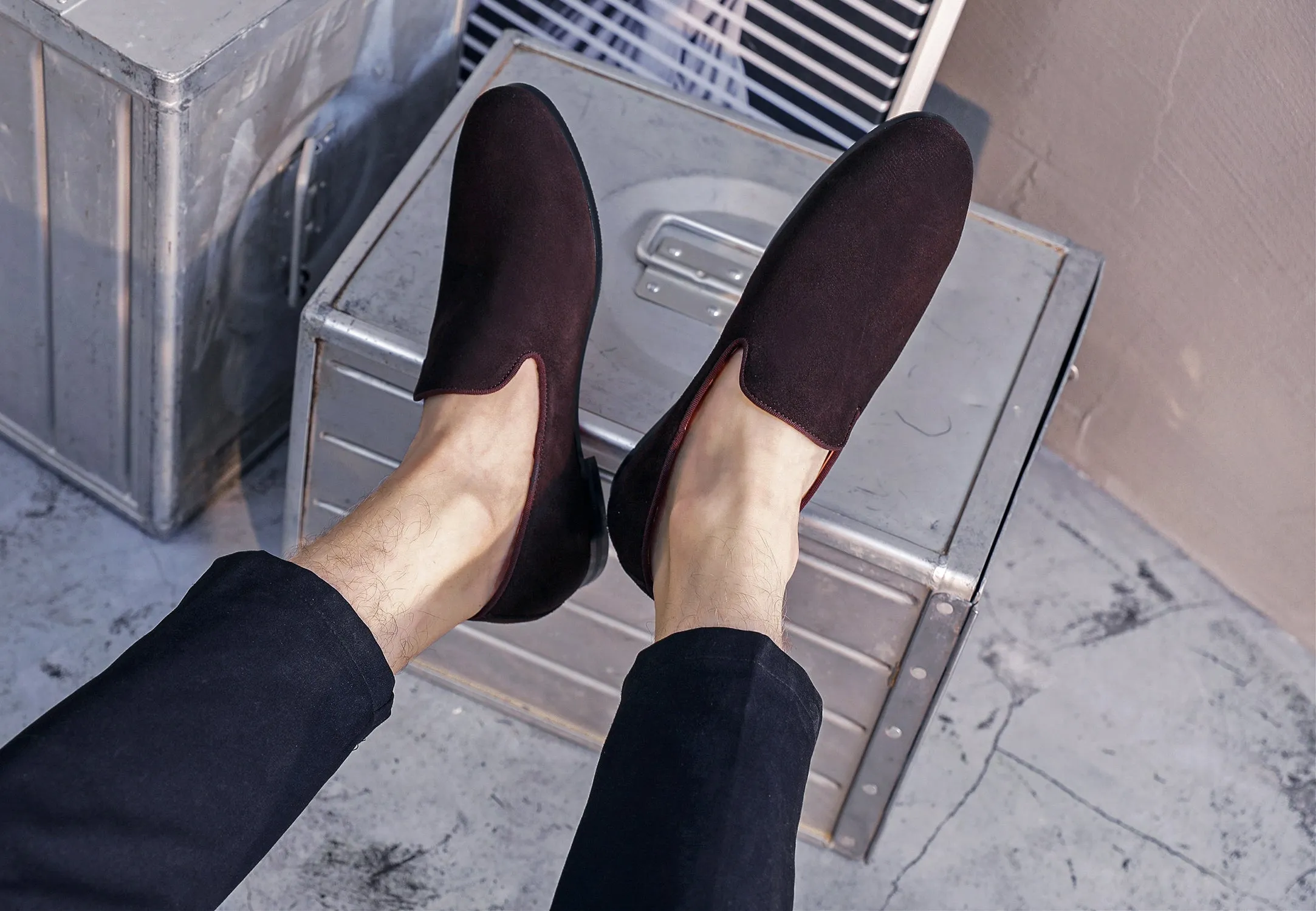 Men's Suede Casual Plain Loafers