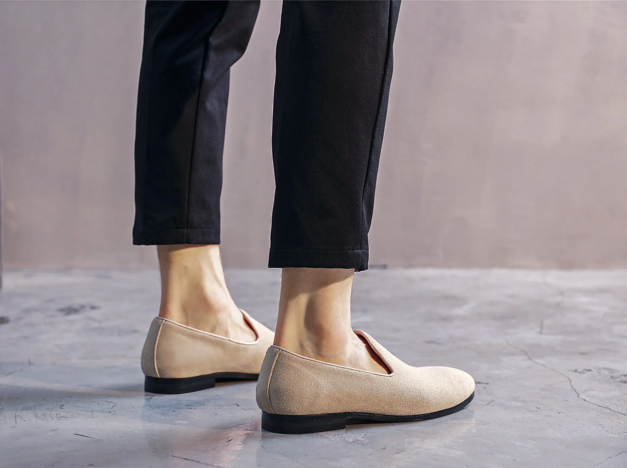 Men's Suede Casual Plain Loafers