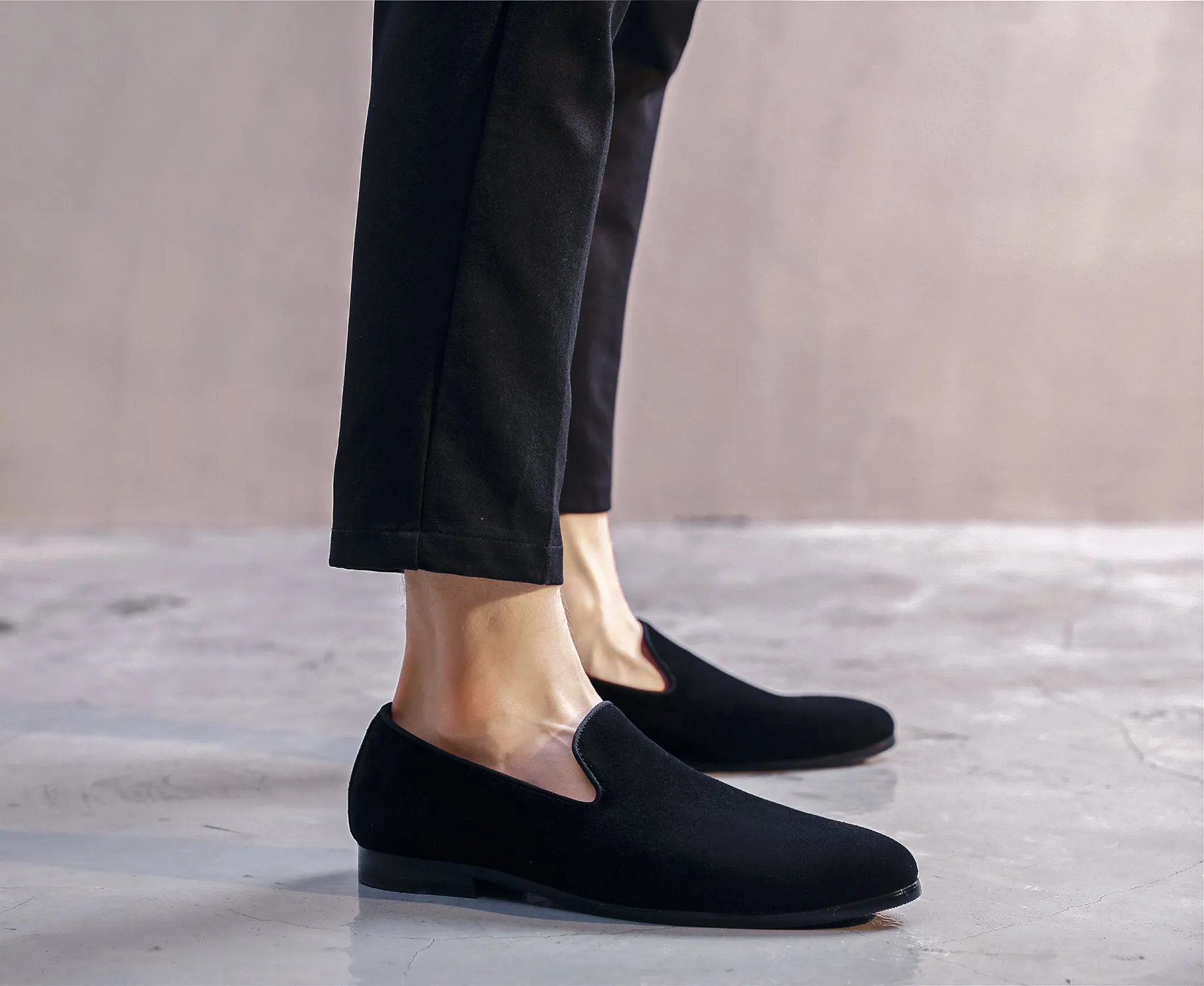Men's Suede Casual Plain Loafers