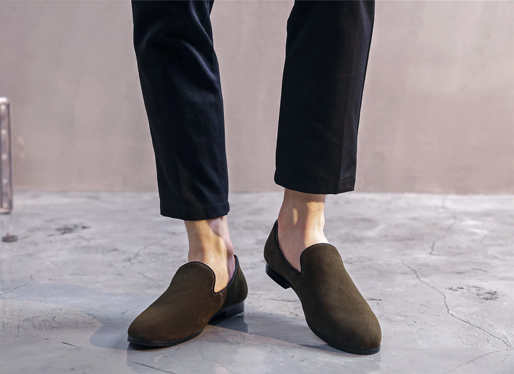 Men's Suede Casual Plain Loafers