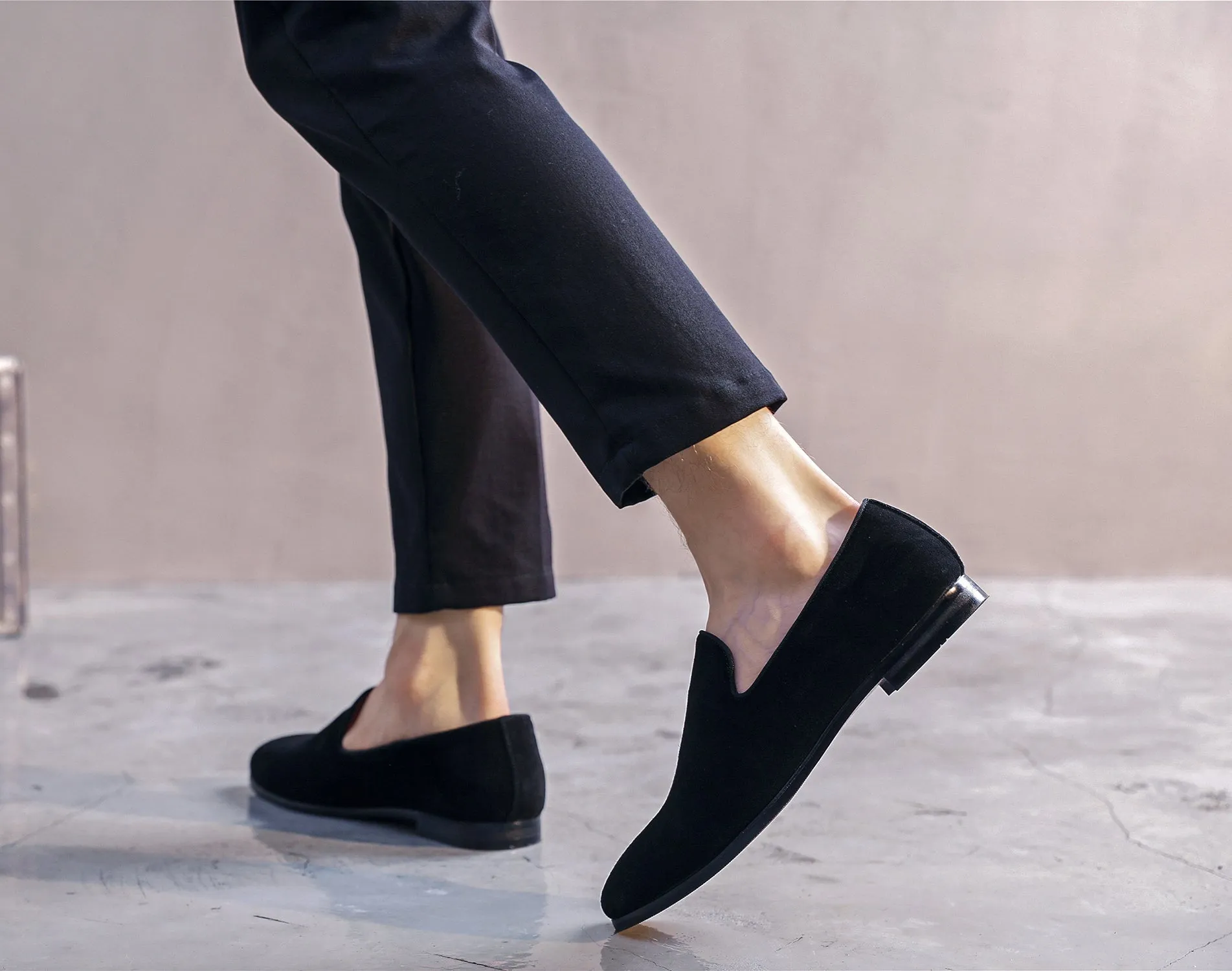 Men's Suede Casual Plain Loafers