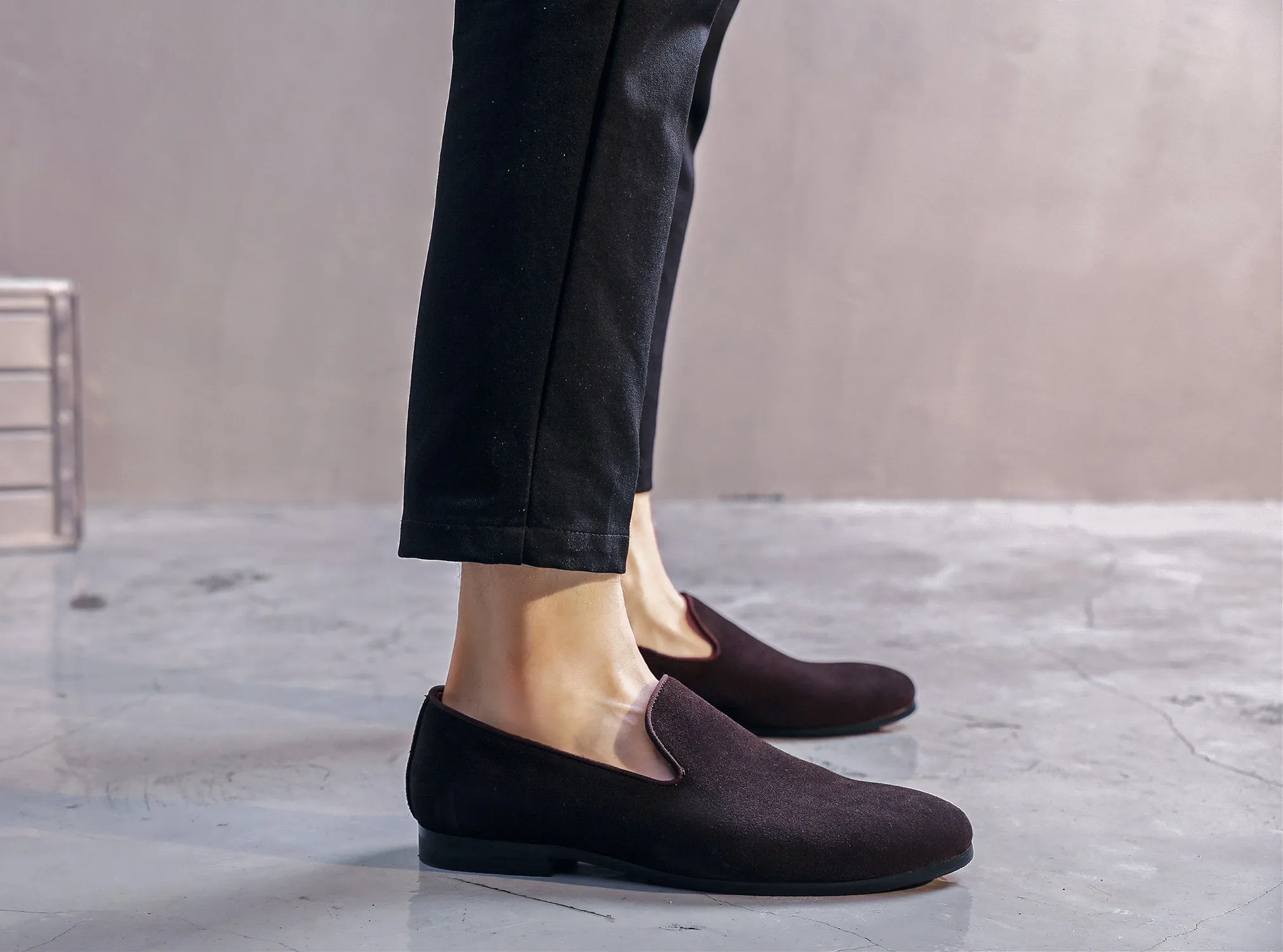 Men's Suede Casual Plain Loafers