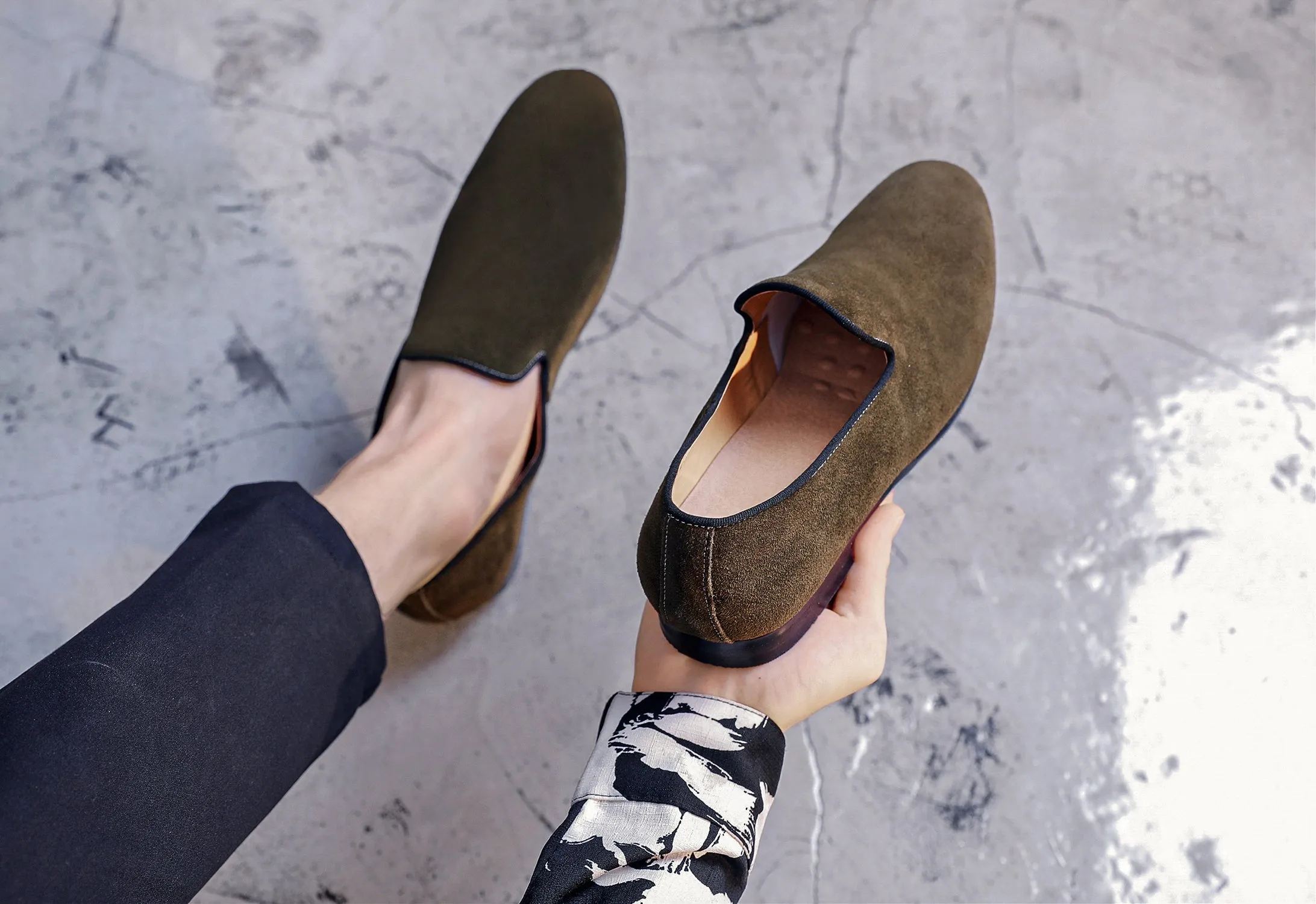 Men's Suede Casual Plain Loafers
