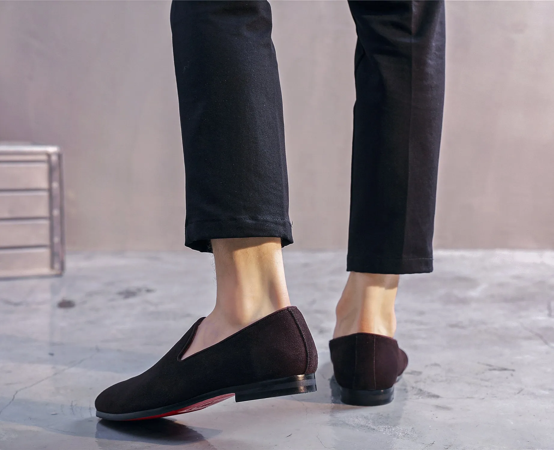 Men's Suede Casual Plain Loafers
