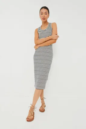 Navy Stripe Organic Go To Tank Dress