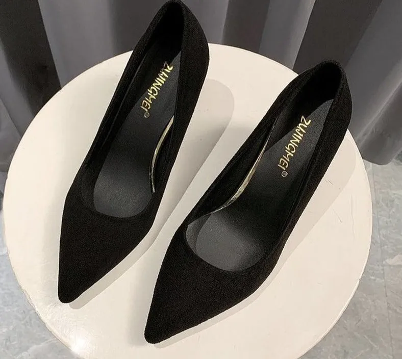 Simple Elegant High Heels Stiletto Womens Shoes