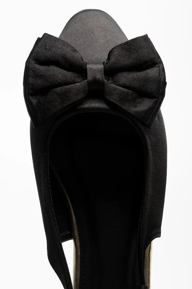 Slingback Pump Black