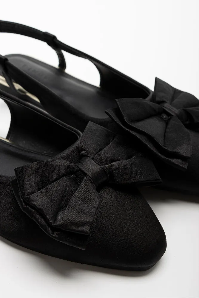Slingback Pump Black