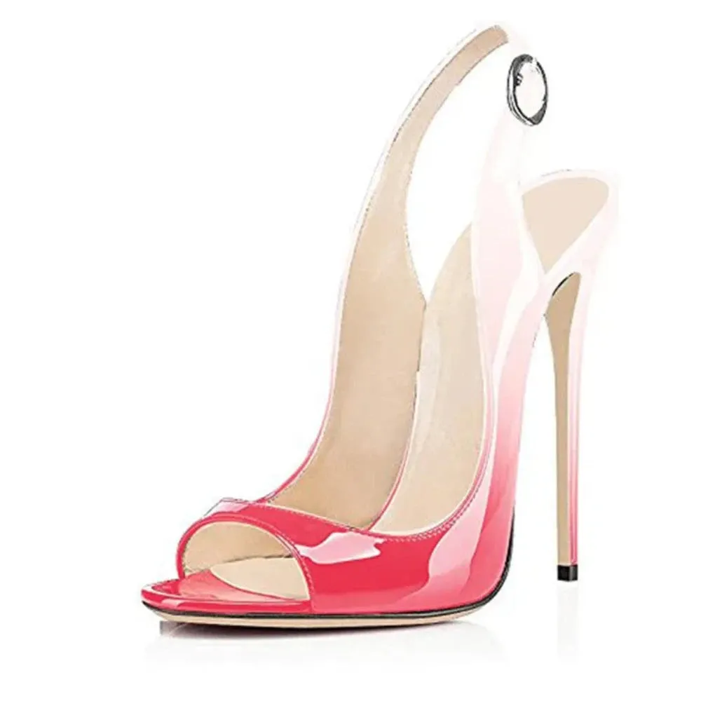 Trend4us Women's Stiletto Slingback Heels