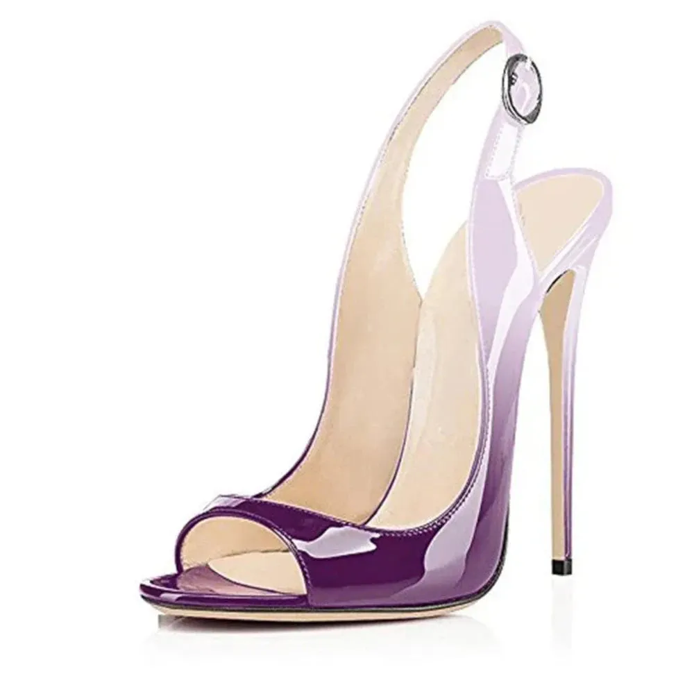 Trend4us Women's Stiletto Slingback Heels