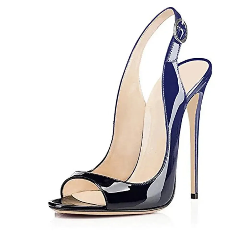 Trend4us Women's Stiletto Slingback Heels