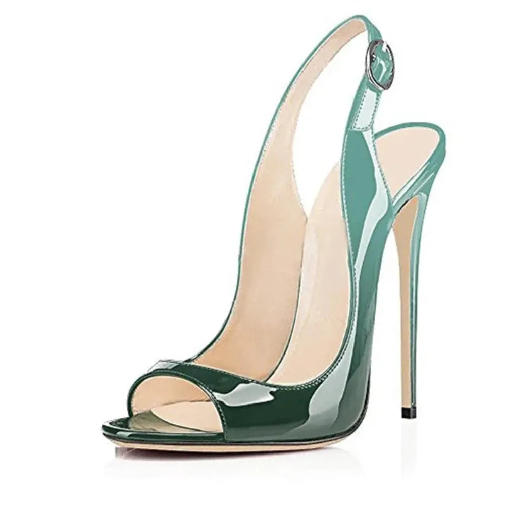 Trend4us Women's Stiletto Slingback Heels