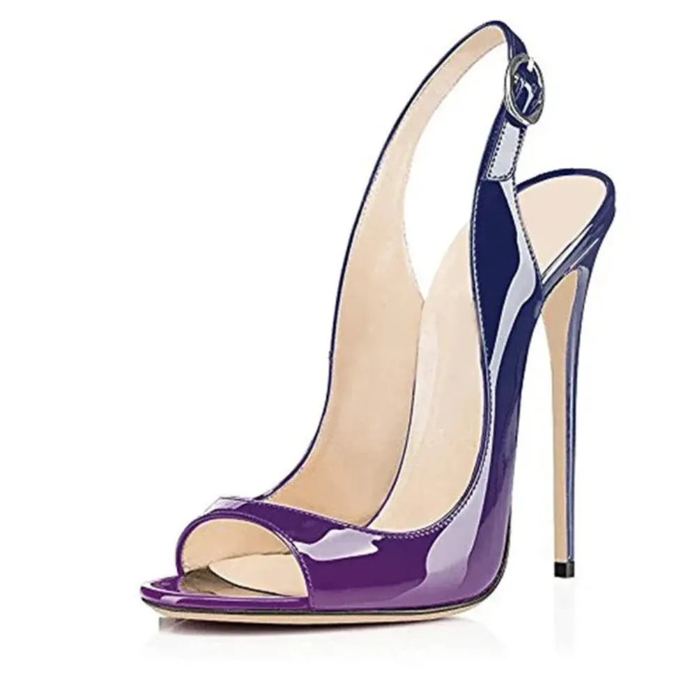 Trend4us Women's Stiletto Slingback Heels