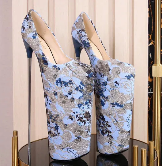 Trendy High Heel Round Pumps Stiletto