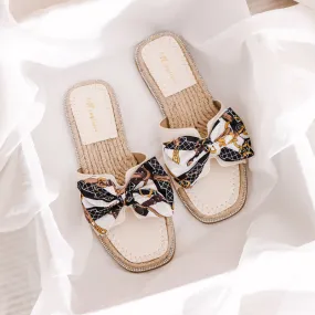 Women Fashion Bowknot Casual Summer Slides